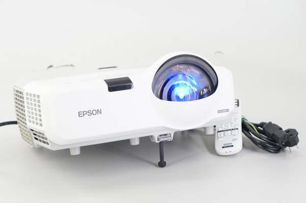 PG]USED ランプ1681時間 EPSON EB-435W LCD PROJECTOR リモコン