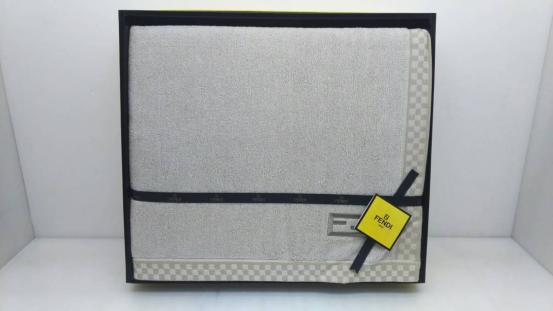 未使用箱あり◇FENDI フェンディ タオルケット ズッカ柄 FF柄 希少