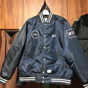wtaps bench jacket 18ss ネイビー Lサイズ 新品 ベンチジャケット