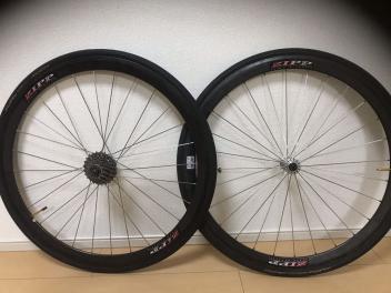 ZIPP カーボンチューブラー DURA ACEハブ パーツ ホイール（完組、手組