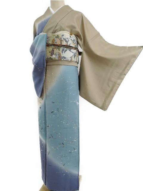 ゆめsaku 美品“誰がために温もり届けて…絣にそよぐ春の風”大島紬