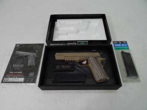 38☆東京マルイ M45A1 CQBピストル ガスブローバック おまけ付 中古
