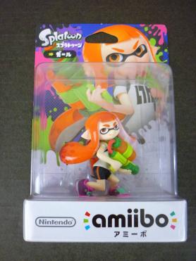 amiibo アミーボ★Splatoon スプラトゥーン★ ガール (オレンジ) ★新品未開封★W-24