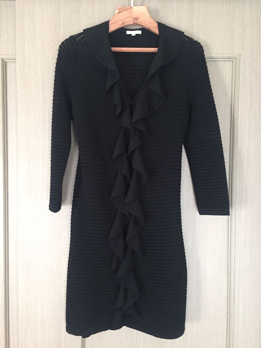 クリーニング済 美品 トゥービーシック TO BE CHIC 透かし編みニット