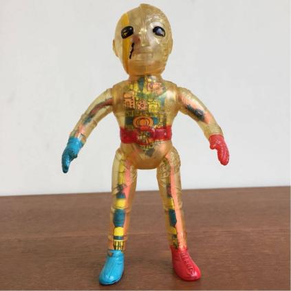 ポピー キカイダー スケルトン ミニ ソフビ ／ブルマァク 中古です