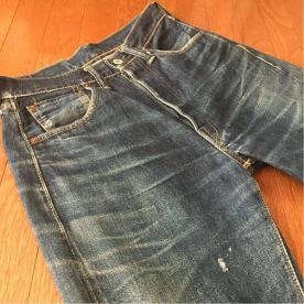 W29】牛パッチ warehouse 1001xx ウエアハウス 赤タブ 鬼ヒゲ 旧タグ 