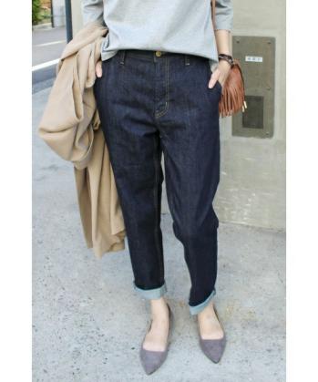 美品 SLOBE IENA 《追加》LE DENIM テーパードデニムパンツ パンツ デニム 　　　(1-3-8)