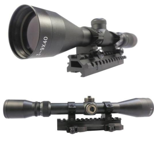  広角レンズ使用 ライフルスコープ 3-9x40mm 20mmレール対応ローマウント付き クイックデタッチ アングルマウント付(パーツ)｜売買されたオークション情報、yahooの商品情報をアーカイブ公開 - パーツ