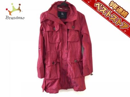 バーバリーロンドン Burberry LONDON コート サイズ38 L ボルドー