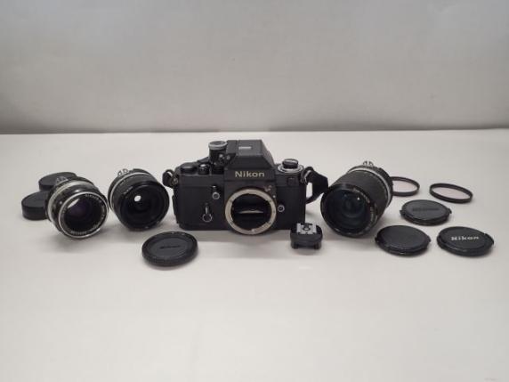 Nikon ニコン 一眼レフカメラ F2 Photomic A + MFレンズ3本（28mm、50mm、43-86mm） ▼ 51C5B-20