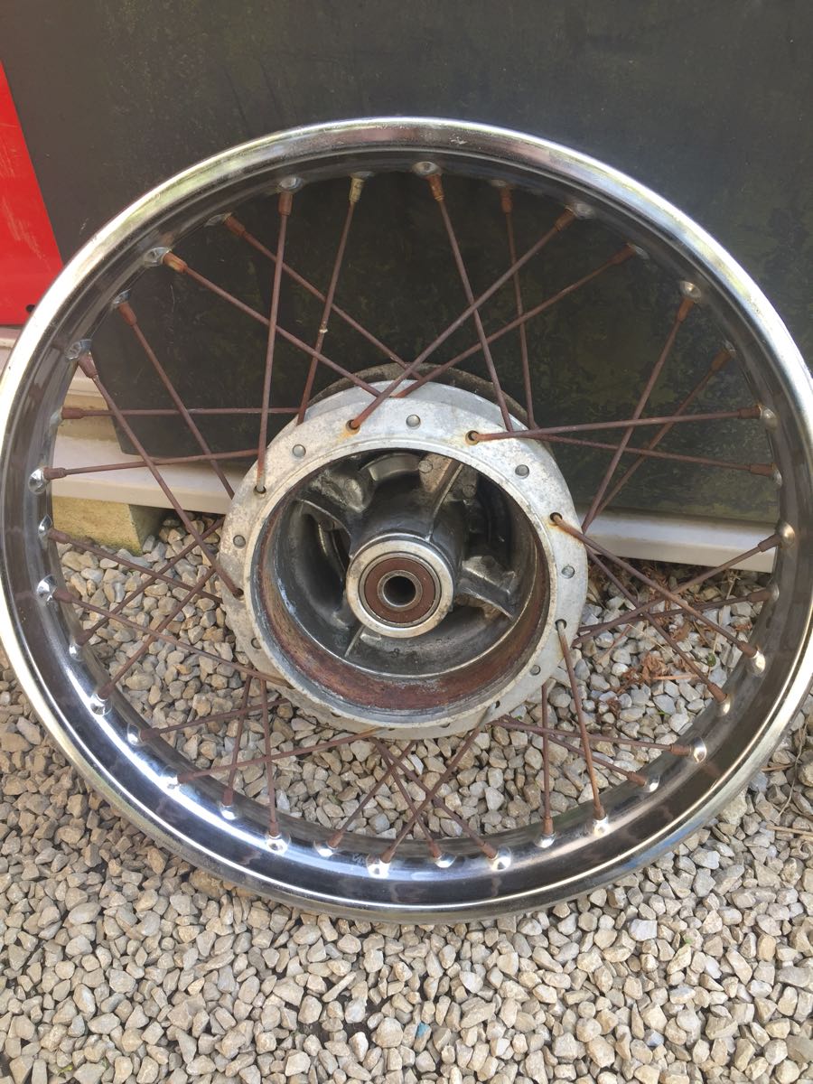 CB400F ホイール 0985□CB400F⁄CB350F⁄HAWKスポーク車 - ヨンフォア