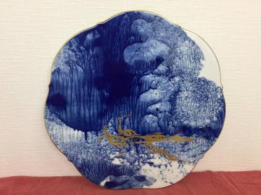 MEISSEN マイセン 1994 イヤープレート 公園の風景 未使用品 工芸品
