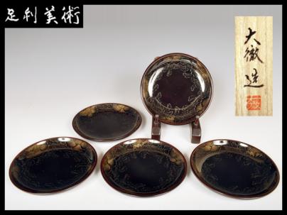 輪島塗　銘々皿　5客　塗師　大徹　共箱 輪島塗 銘々皿 | 共箱 5客 塗師 大徹 公式通販 - Yahoo!オークション 輪島