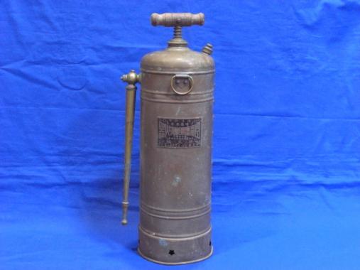 骨董品・昔の消火器？ 16）明立社 自動消火器 シャビーな昔の消火器 レトロ アンティーク