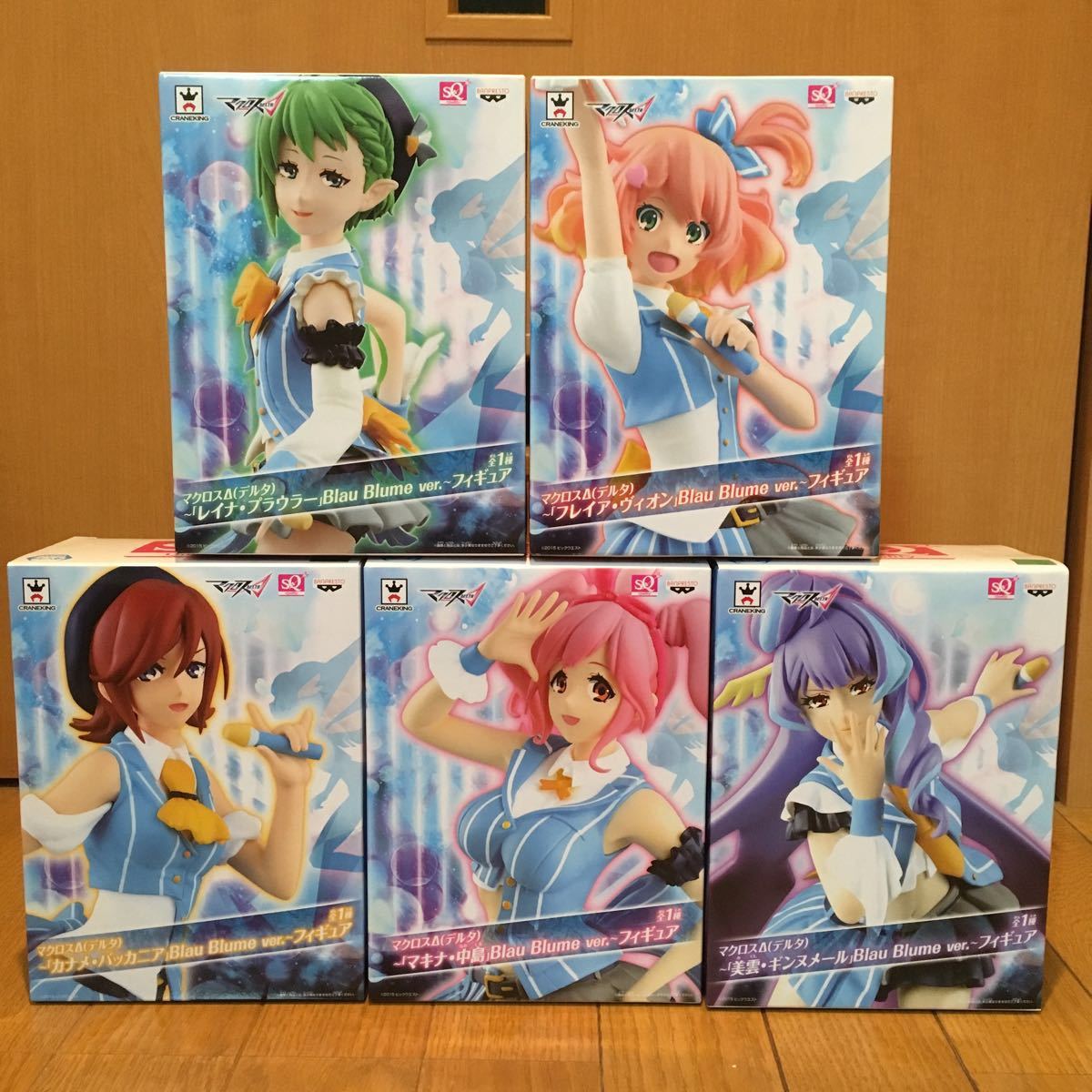 マクロスΔ Blau Blume 5体セット まとめ買い割引 マクロスΔ Blau Blume ver. フィギュア 【公式通販】