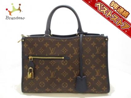 お得，大人気 ルイヴィトン LOUIS VUITTON バッグ ハンドバッグ モノグラム キャンバス&times;カーフレザー マリーヌ M43434 ポパンクールPM DU3187(ハンドバッグ)｜売買されたオークション情報、yahooの商品情報を かばん、バッグ
