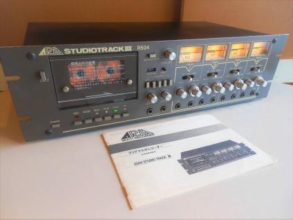 1983年 ビンテージ カセット MTR ARIA R504 STUDIO TRACKⅢ ラック