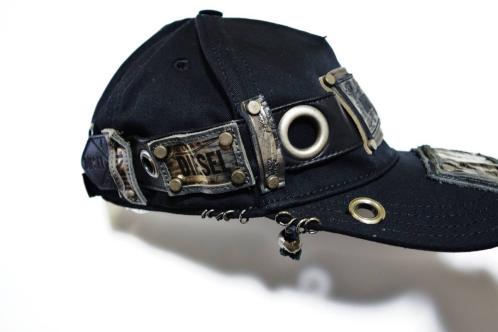 品質保証，爆買い 限定品 DIESEL REBOOT BLACK BIKER CAP / ディーゼル ニコラ限定 35周年 バイカーキャップ レザー＆シルバー シルバー付属(ディーゼル)｜売買されたオークション情報、yahooの商品情報をアーカイブ公 その他