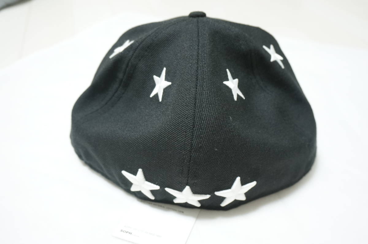 新品未使用 BRISTOL FCRB NEWERA ロゴ キャップ 7 3/8 58.7cm 黒 9