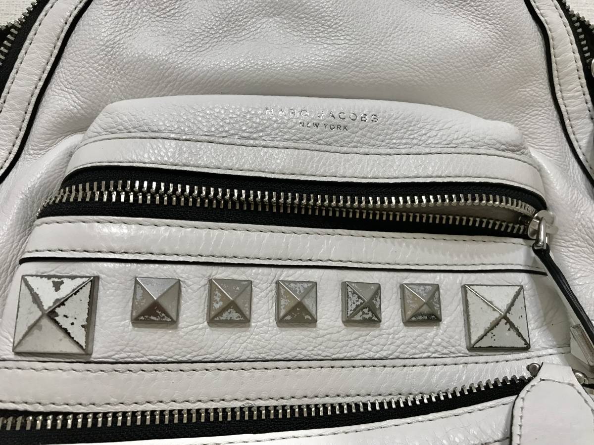 マーク ジェイコブス スタッズ バックパック 正規品 美品 リュック 