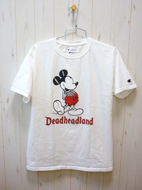 大得価，格安 &ldquo;Deadheadland&rdquo; Ｔシャツ WH-M チャンピオン 6.1oz/グレイトフルデッド(イラスト、キャラクター)｜売買されたオークション情報、yahooの商品情報をアーカイブ公開 - オークファン Mサイズ