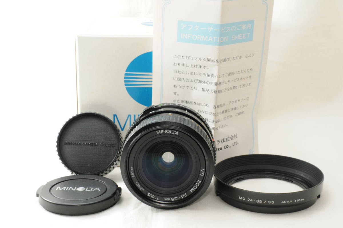 24-35mm ミノルタ New MD f⁄3.5 「ミノルタmd24」の落札相場・落札価格 