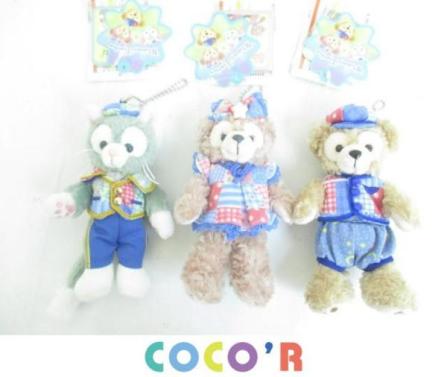 美品 同梱可】 ディズニー ダッフィー＆シェリーメイ＆ジェラトーニ