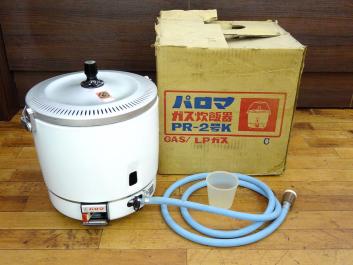 中古 Paloma/パロマ 2.0L 1升炊き ガス炊飯器 PR-2号K LPガス用 元箱 