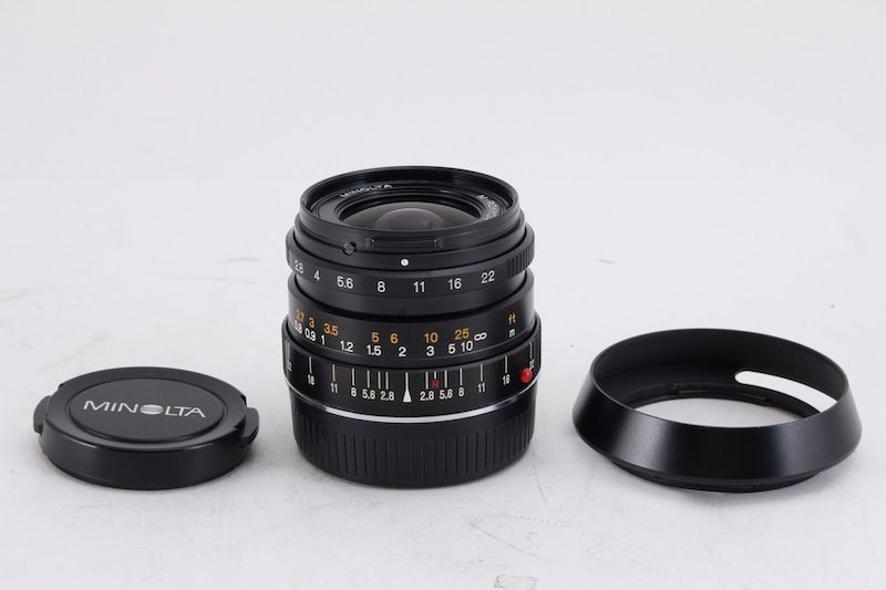 Leica minolta 28mm レンズ 貴重☆新品級☆MINOLTA M-ROKKOR 28mm F2.8☆絶好調☆Leica Leitz CL