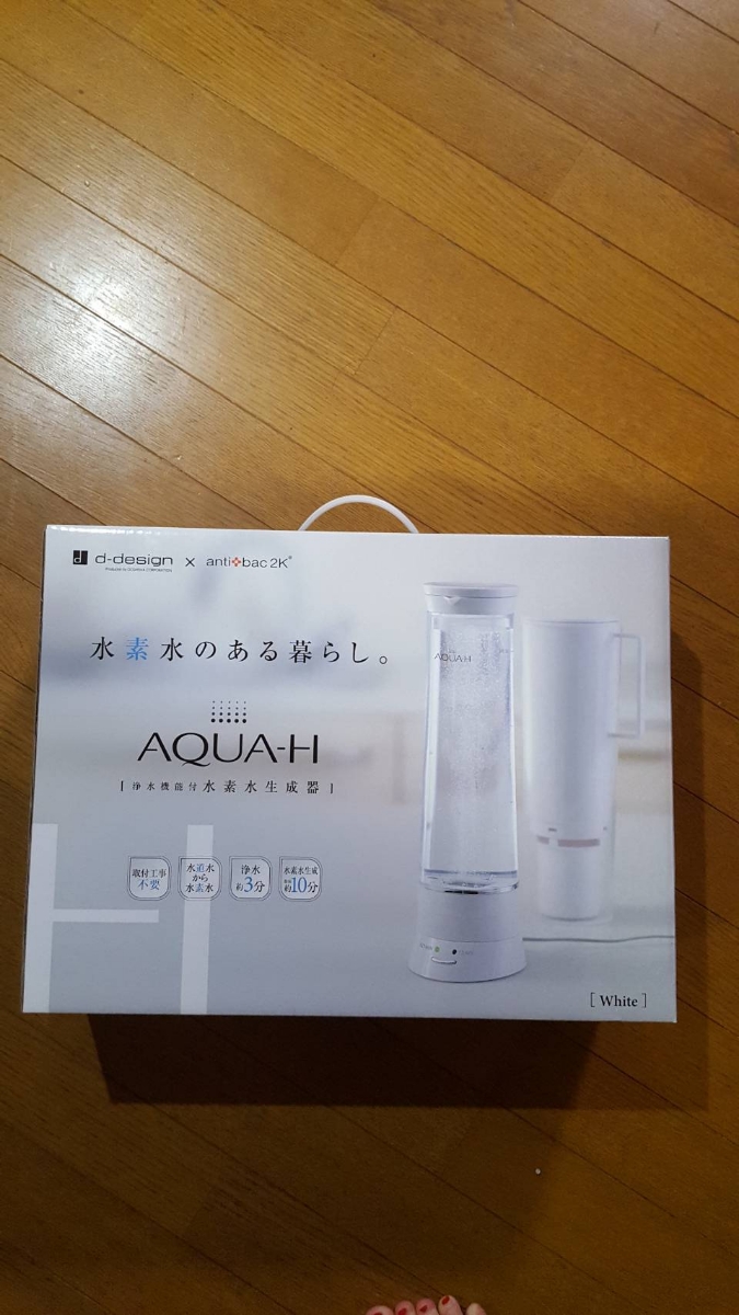 AQUA-H， 浄水機能付水素水生成器 AH-HP1401 [WHITE] 【公式通販】