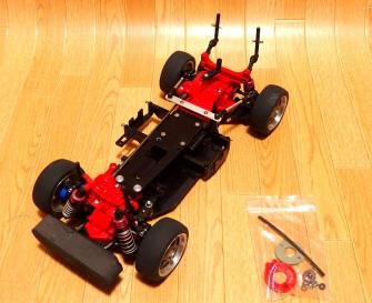 タミヤ TA01 TA02 FRP ダブルデッキ シャーシ ホビーラジコン おもちゃ