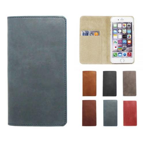 【選べる6色＆選べる利き手】国産本革◆iPhone X用手帳型スマホケース◆右利き用/左利き用◆ボタン無し_1