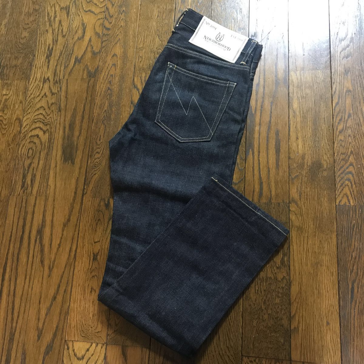 美品 NEIGHBORHOOD CLASSIC MID 14oz-PT デニムパンツ S/dp narrow 