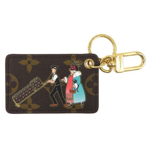 本物 ルイヴィトン LOUIS VUITTON LV ポルトクレ グルロ バッグ