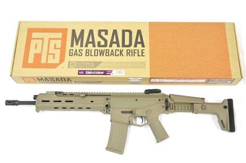 中古 KSC マグプル PTS MASADA ACR タンカラー ブローバック ガスガン