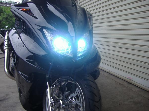 マジェスティ プロジェクター LED イカリング ホワイト C SG03J KOSO 加工 プロジェクター