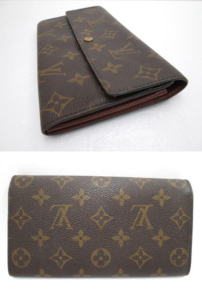 ルイヴィトン　旧サラ　二つ折り長財布　モノグラム　M61725