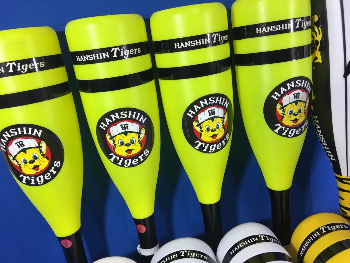 5-15）タイガース メガホン 阪神タイガース 応援グッズ 年代物 現状品