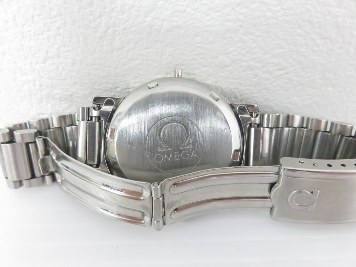 オメガ ジュネーブ OMEGA 自動巻き 1円 ゴールド文字盤 稼働 GP×レザー 