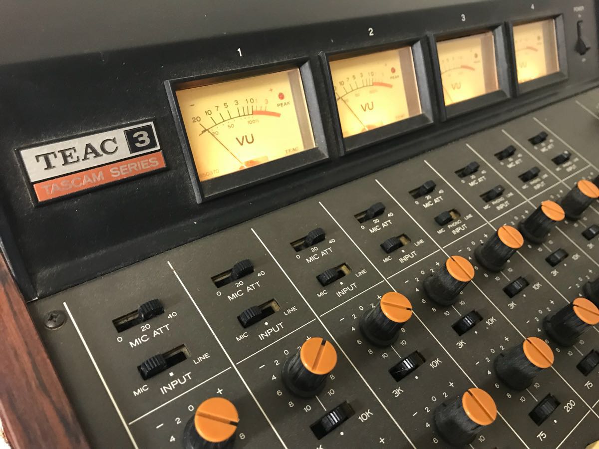 TEAC model 3 TASCAM series audio mixer ティアック タスカム