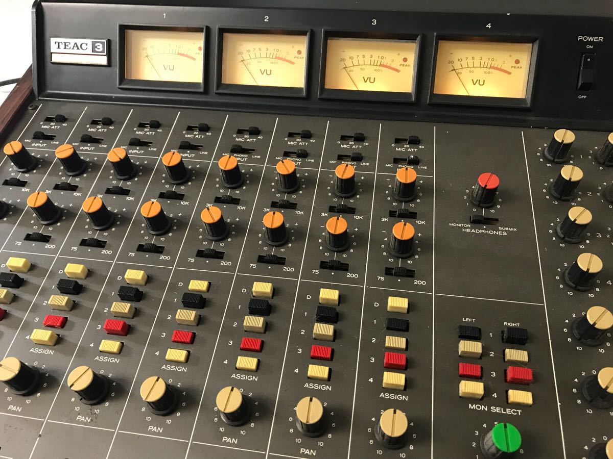 TEAC model 3 TASCAM series audio mixer ティアック タスカム