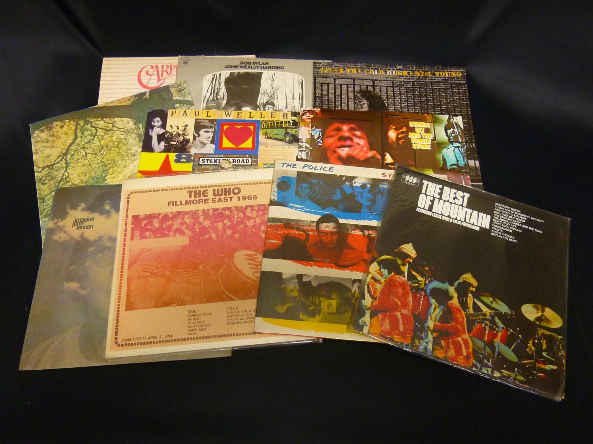 希少 LP 1000円スタート レコード 10枚セット まとめて ポールウェラー THE Who ジョンレノン THE POLICE SLY AND THE FAMILY STONEなど　