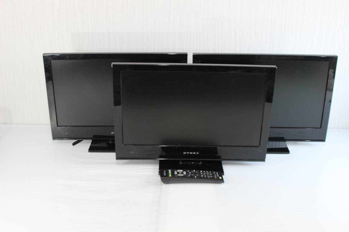 R233 中古 DYNEX 液晶テレビ DX-19E150J11 19インチ 2010年製 動作確認済み 3台セット まとめ 一式 業者さん向け ホテル 民泊 寮向け 公式通販