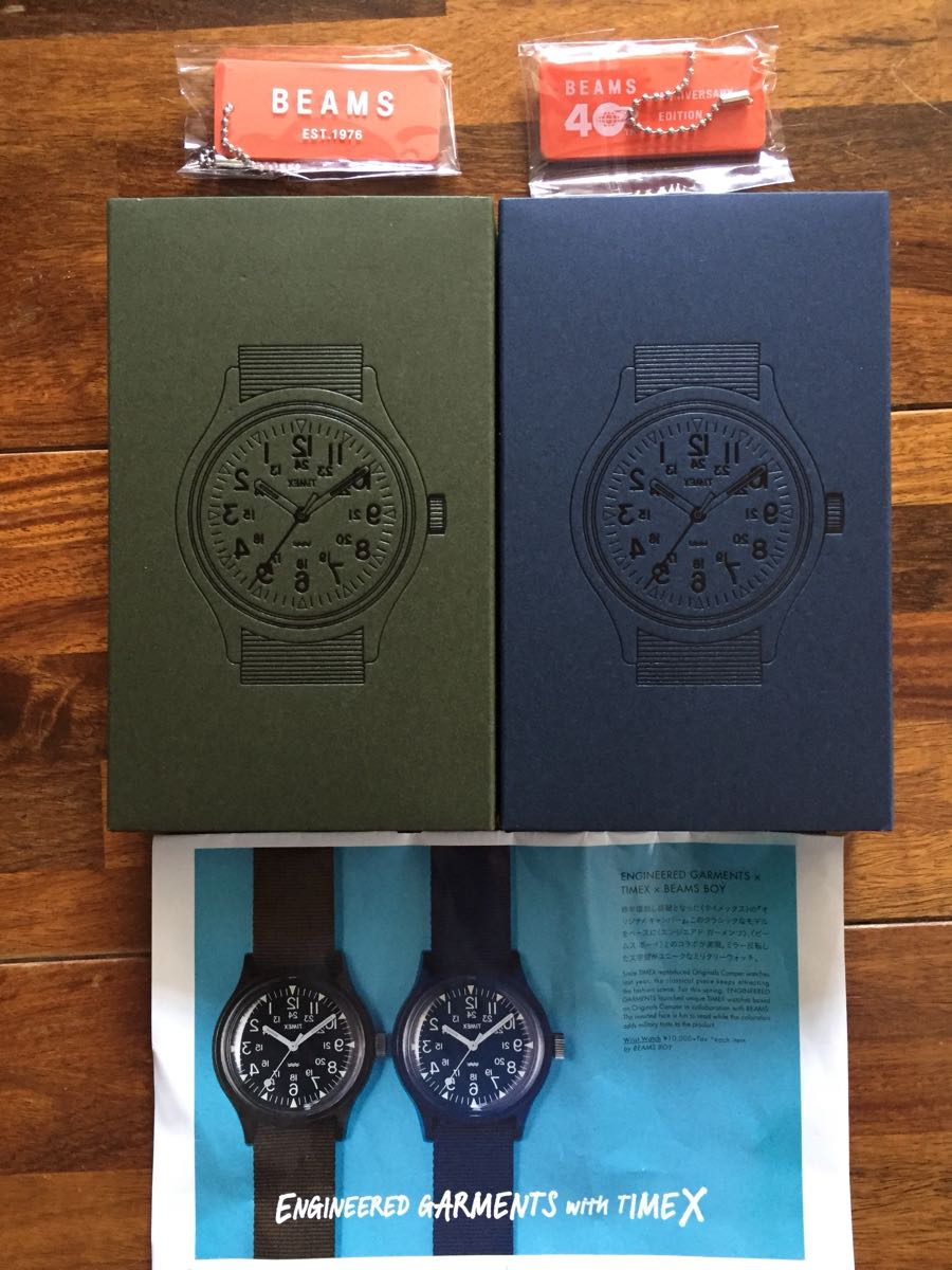 未使用品】ENGINEERED GARMENTS x TIMEX x BEAMS BOY オリジナル