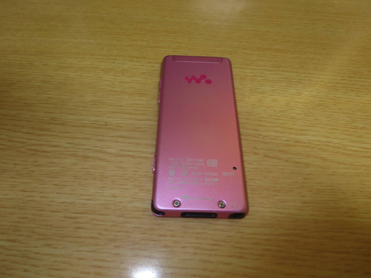 1円～最落無 ソニーウォークマン NW-S775 ビビッドピンク 大容量16GB