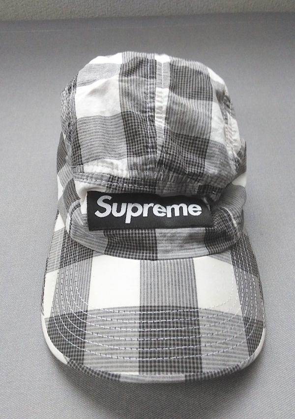 Supreme - supreme チェック柄キャップの通販 by KINGDOM's shop