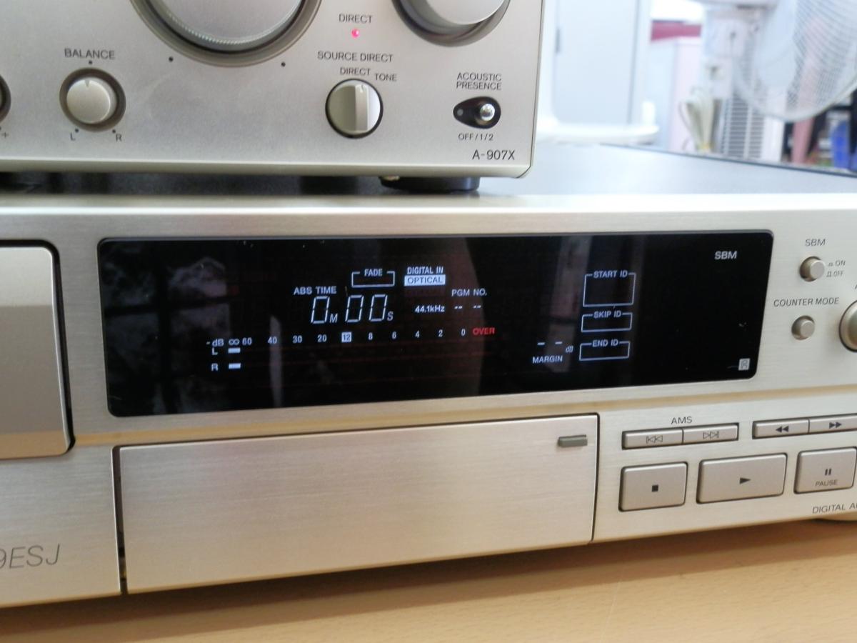 再生不安定の為ジャンク！SONY DATデッキ DTC-59ESJ