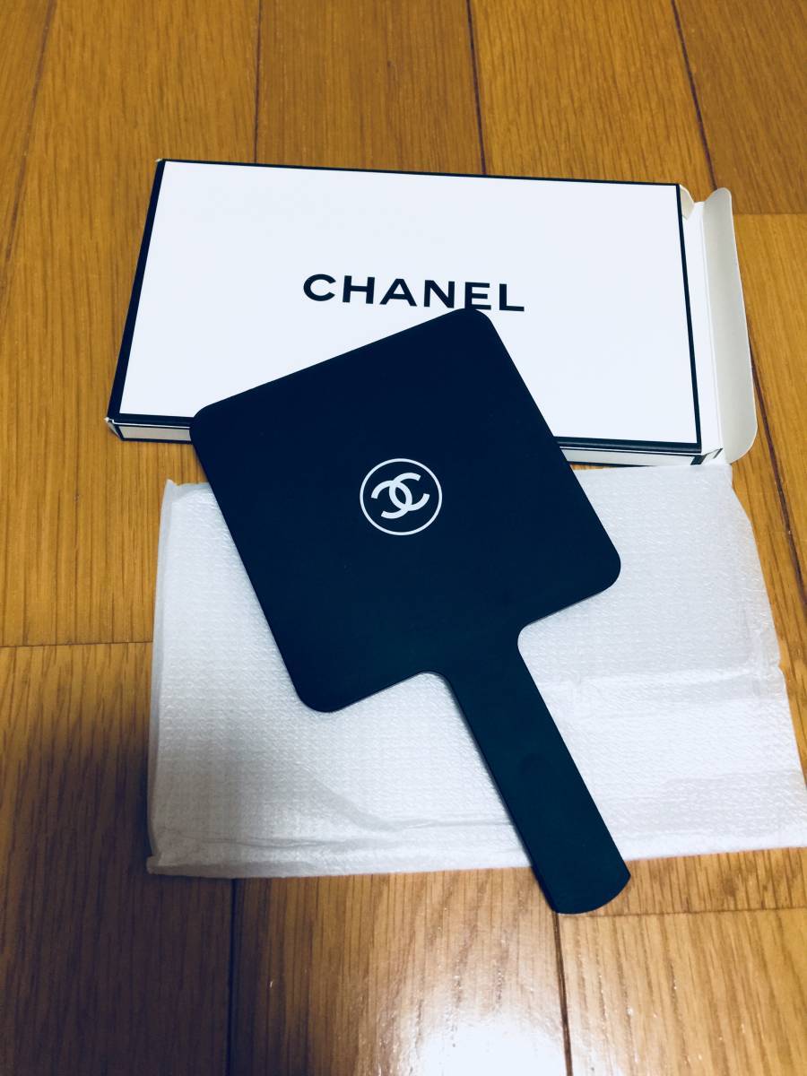 CHANEL 四角形ミラー 黒 手鏡 , 【公式通販】