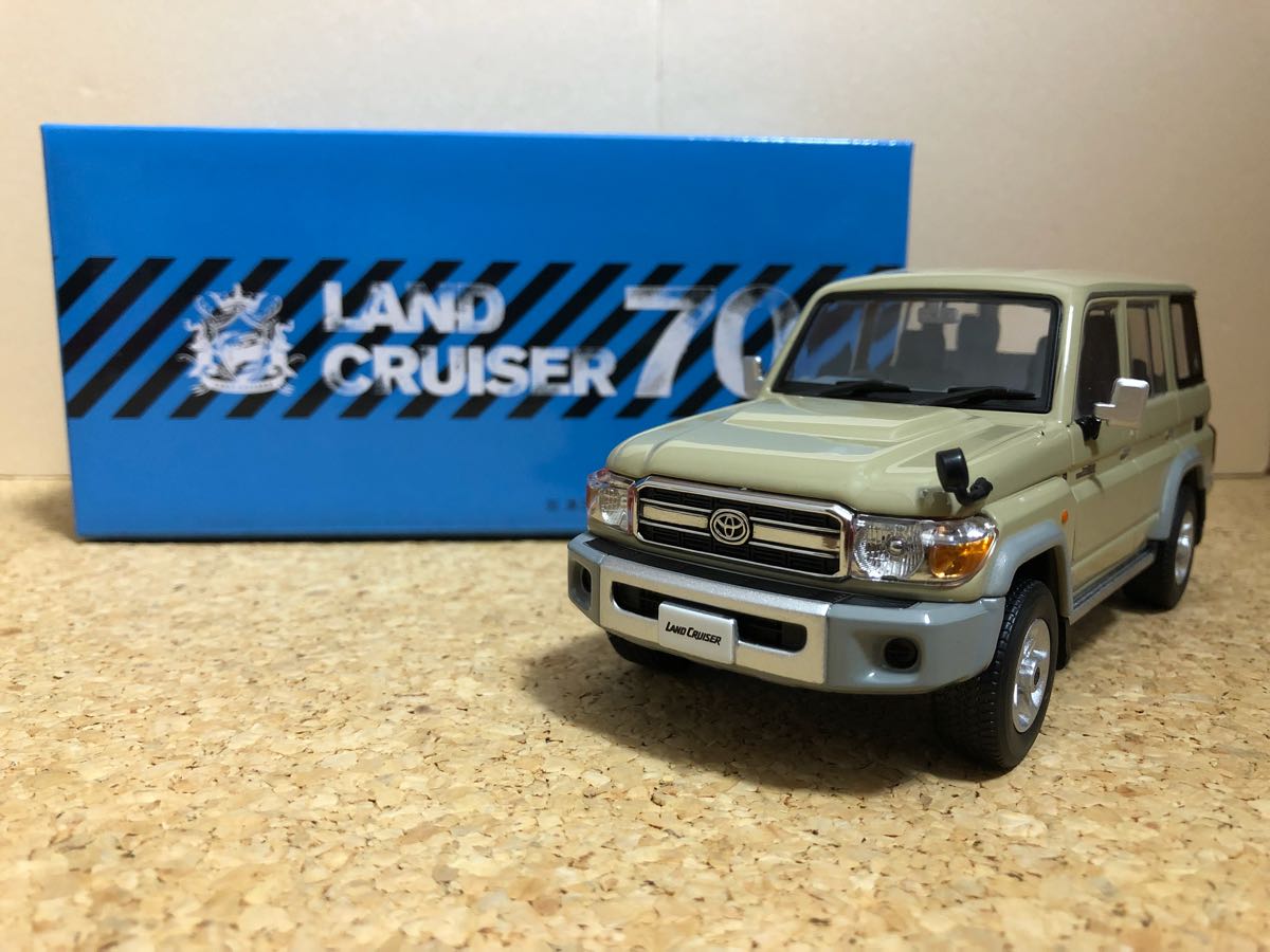 トヨタ ランドクルーザー70ミニカー ベージュ(4E9)非売品 トヨタ