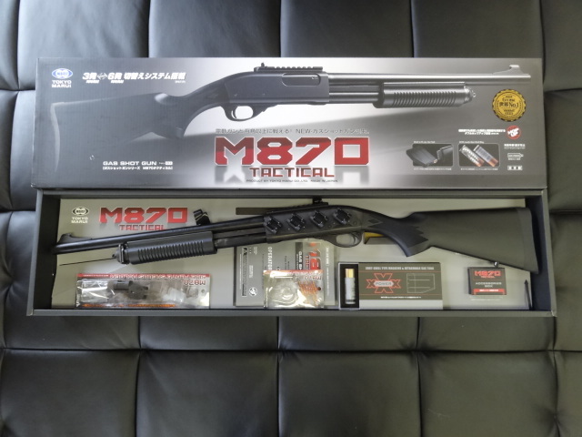 品質保証，安い ミリタリー 東京マルイ ガスショットガン M870 TACTICAL タクティカル(ガスガン)｜売買されたオークション情報、yahooの商品情報をアーカイブ公開 - オークファン ガスガン